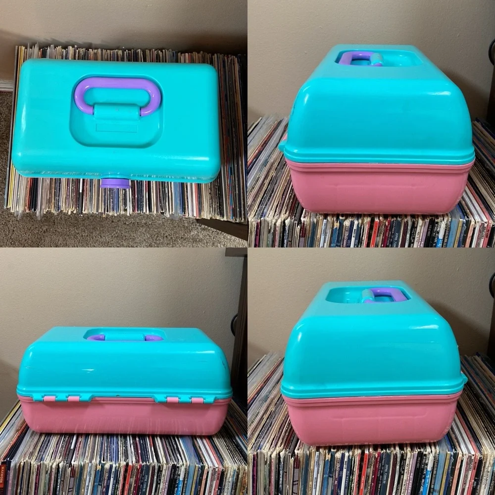 VTG Retro Caboodle Caboodles Make Up Storage Case Organizer Travel